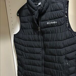 Columbia Quilted Black Vest